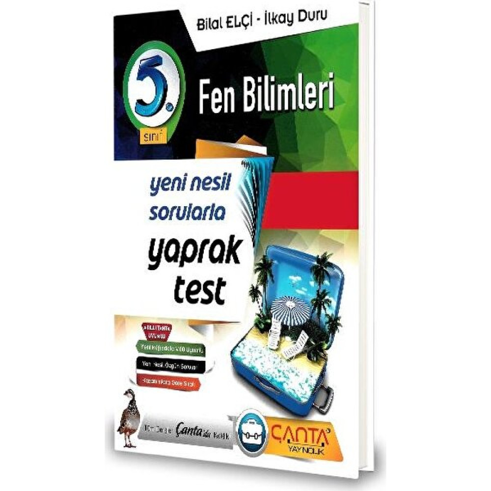 Çanta 5.Sınıf Fen Bilimleri Yaprak Test-2020 Bilal Elçi - İlkay Duru Yaprak Testler Fiyatı