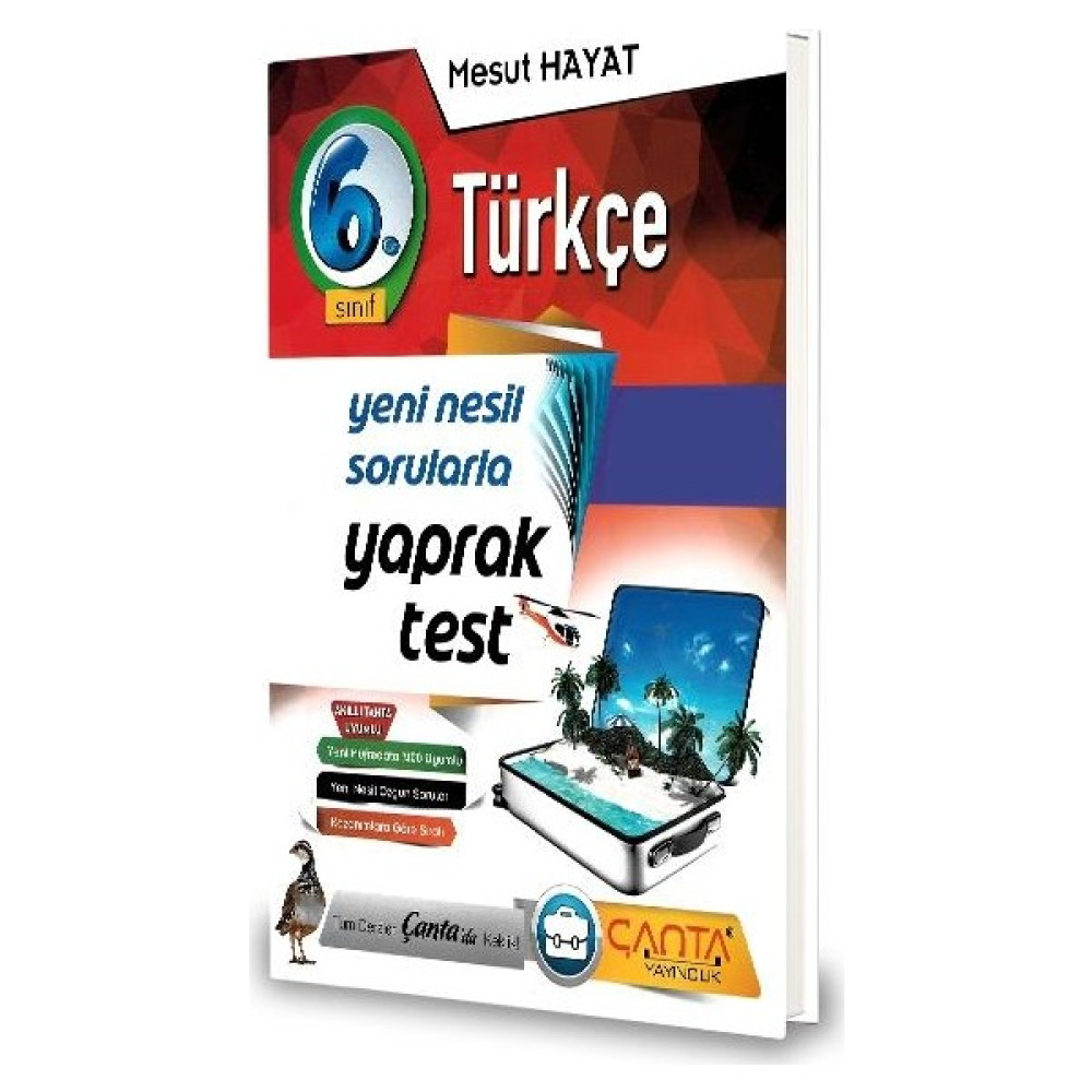 Çanta 6.Sınıf Türkçe Yaprak Test-2020 Mesut Hayat Yaprak Testler Fiyatı