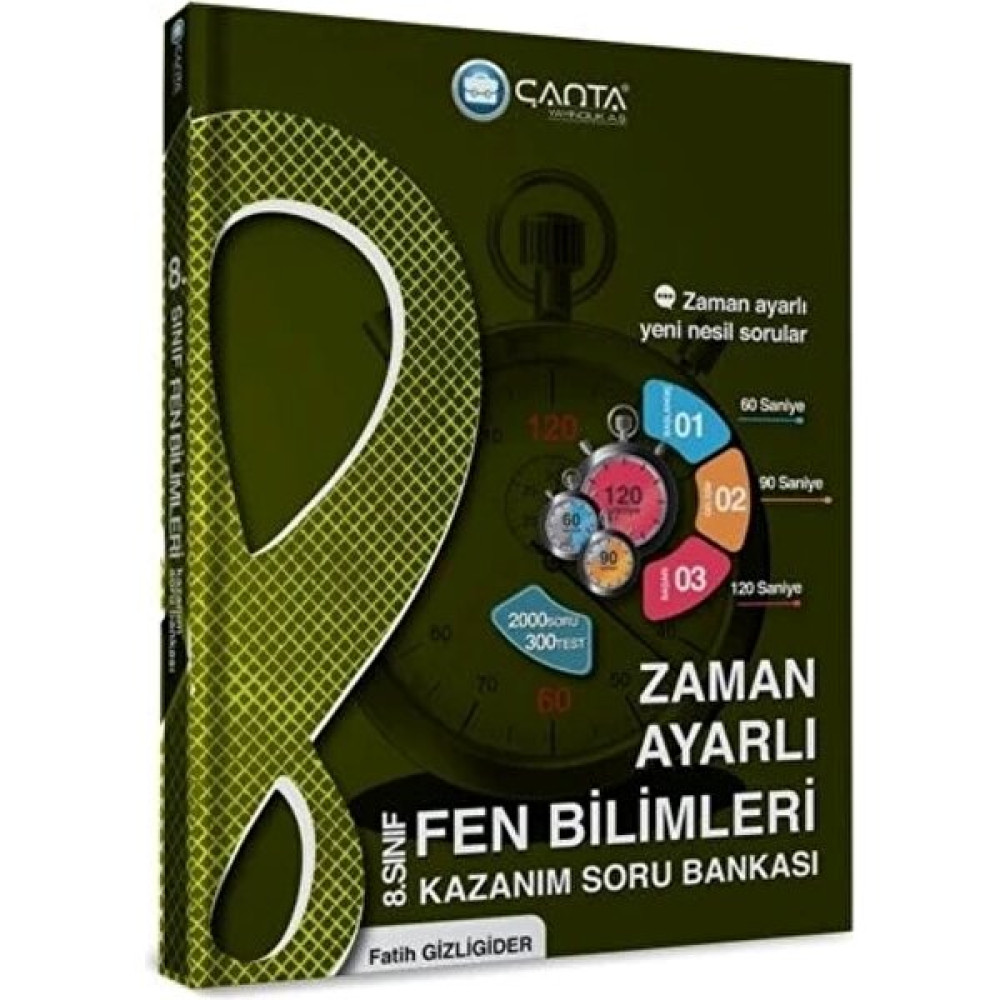 Çanta 8 Fen Zaman Ayarlı Soru Bankası. Tüm Dersler Fiyatı