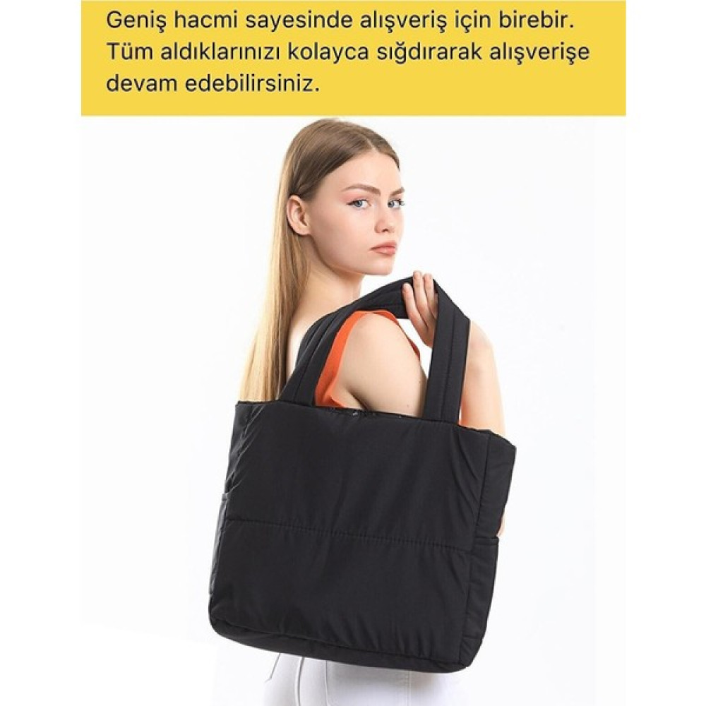 Çanta Sepetim Kadın Puf Kumaş Kabartmalı Çanta Bayan Çanta ve Cüzdan Fiyatı