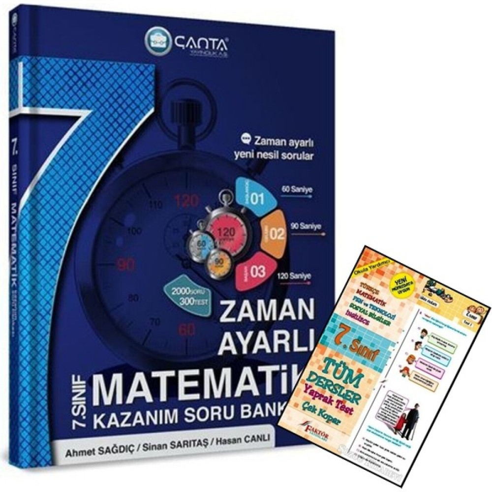 Çanta Yayıncılık 7.Sınıf Matematik Etkinlikli Kazanım Soru Bankası Matematik Fiyatı