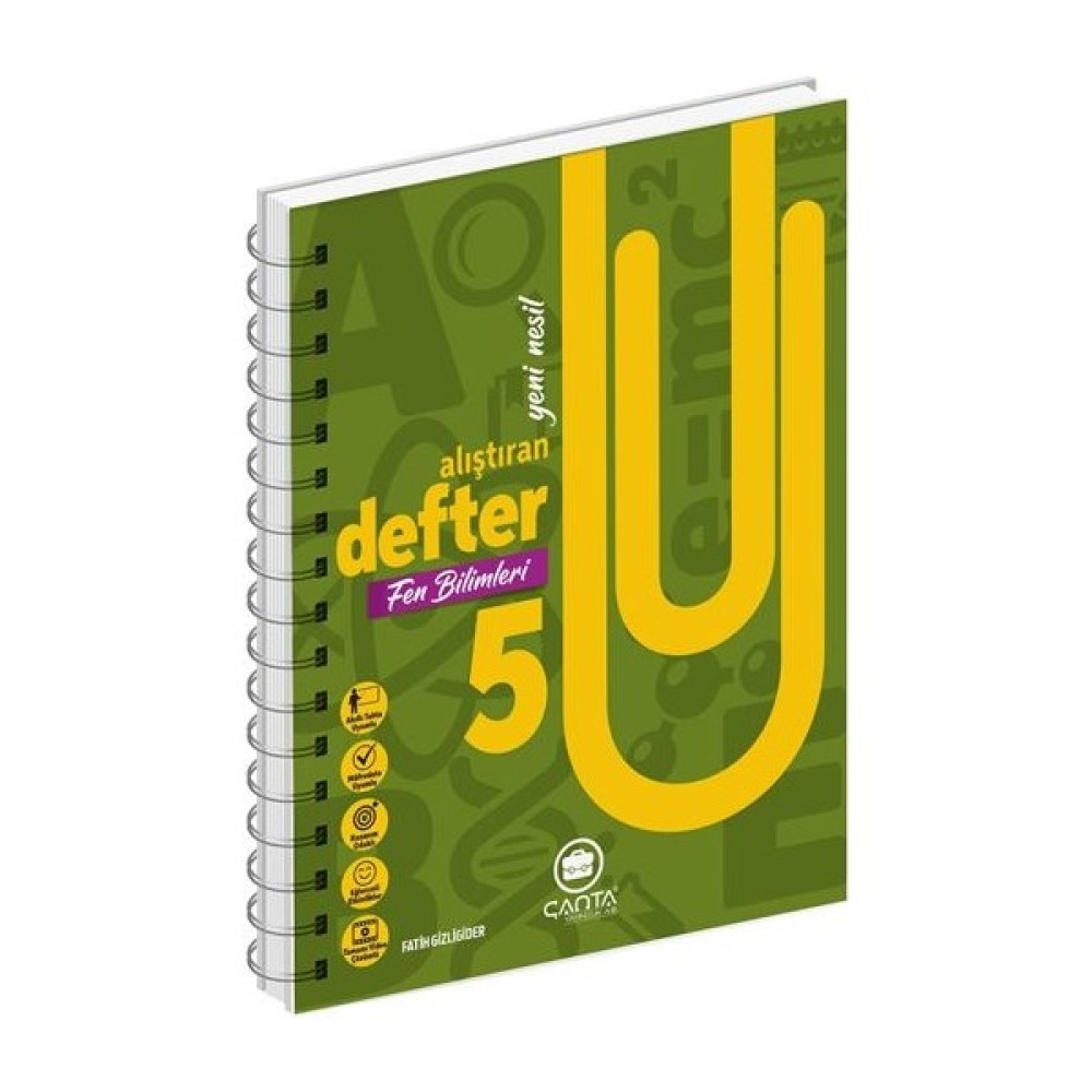 Çanta Yayınları 5.Sınıf Fen Bilimleri Okula Yardımcı Alıştıran Defter Kaynak Kitapları Fiyatı