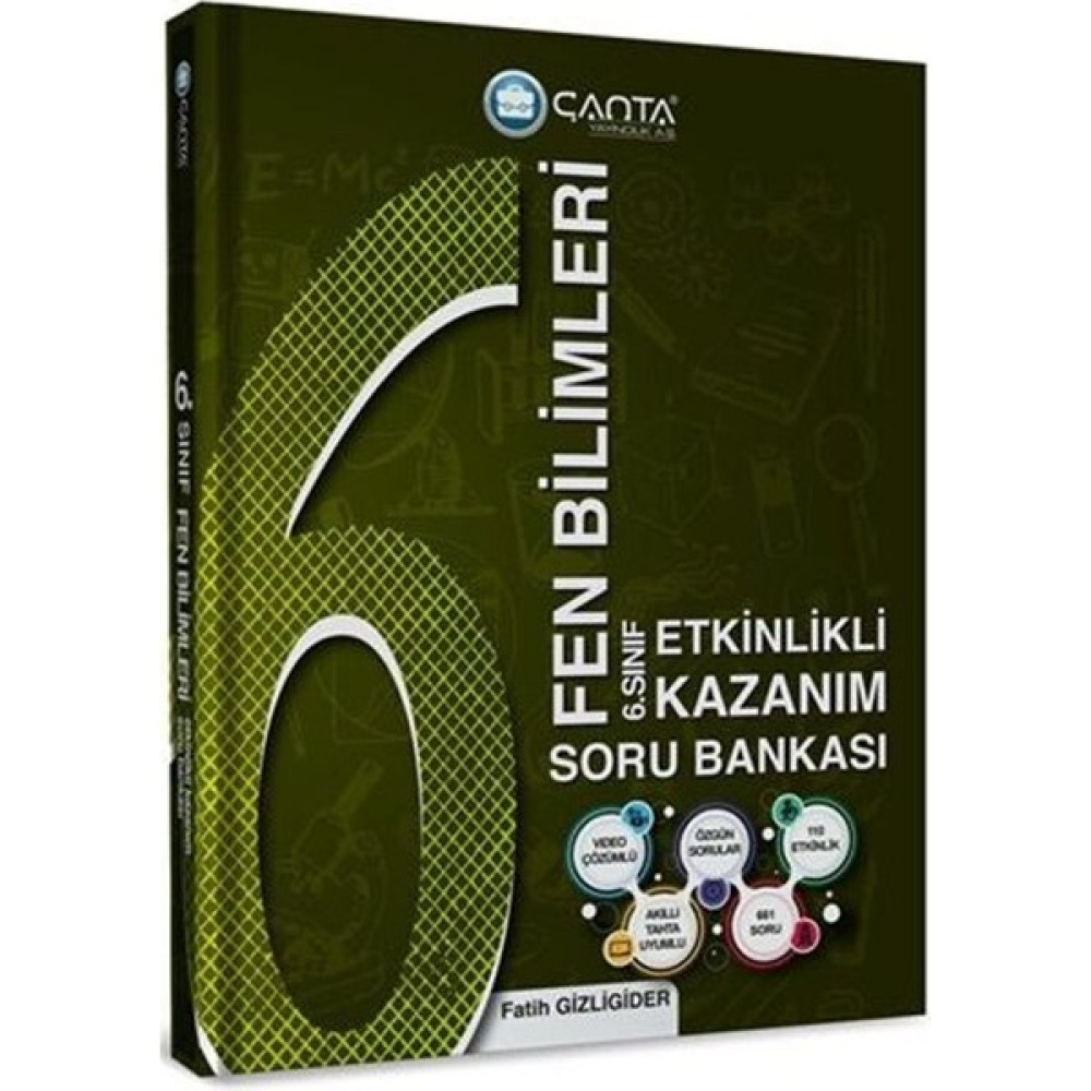 Çanta Yayınları 6.Sınıf Fen Bilimleri Etkinlikli Kazanım Soru Bankası Kaynak Kitapları Fiyatı