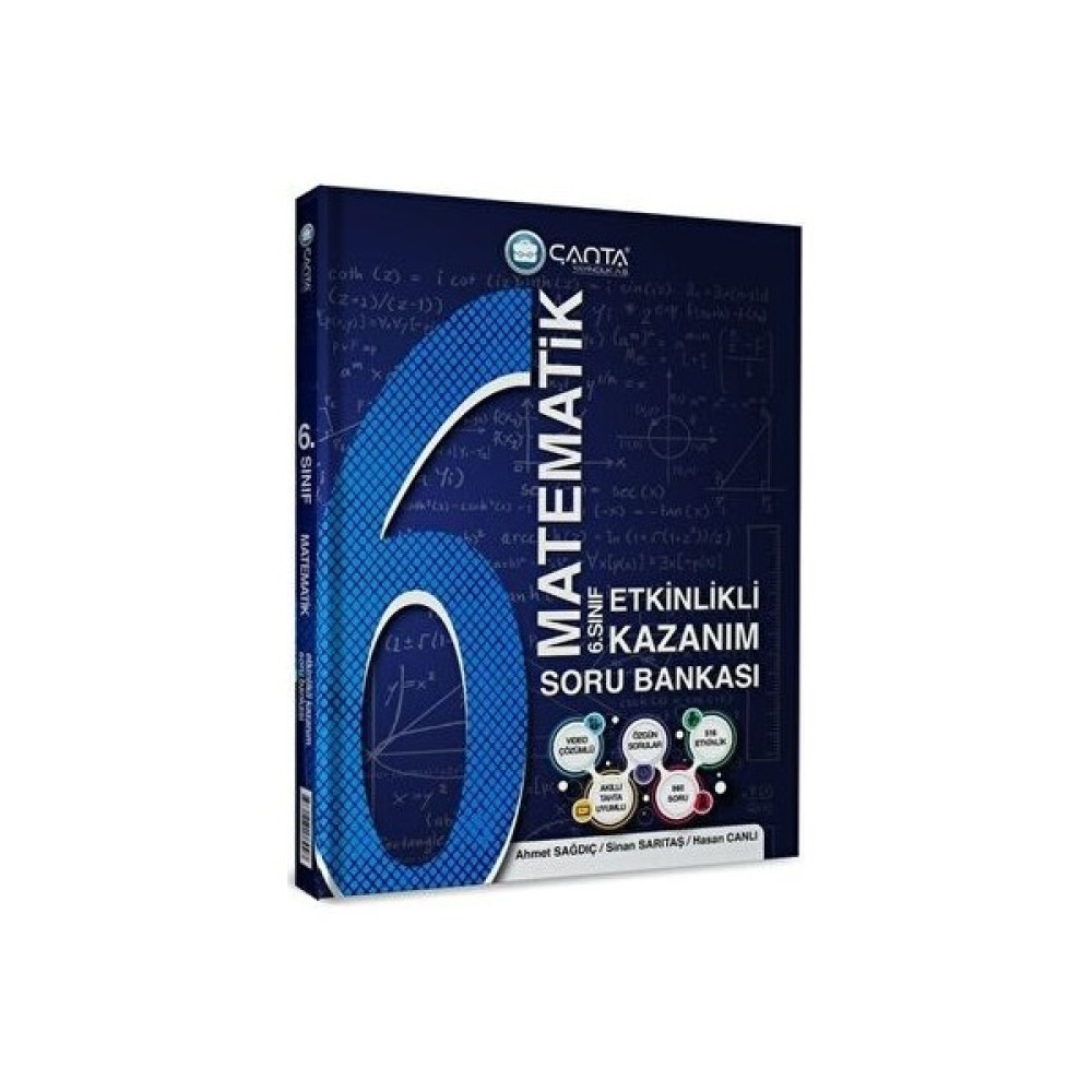 Çanta Yayınları 6.Sınıf Matematik Etkinlikli Kazanım Soru Bankası Kaynak Kitapları Fiyatı