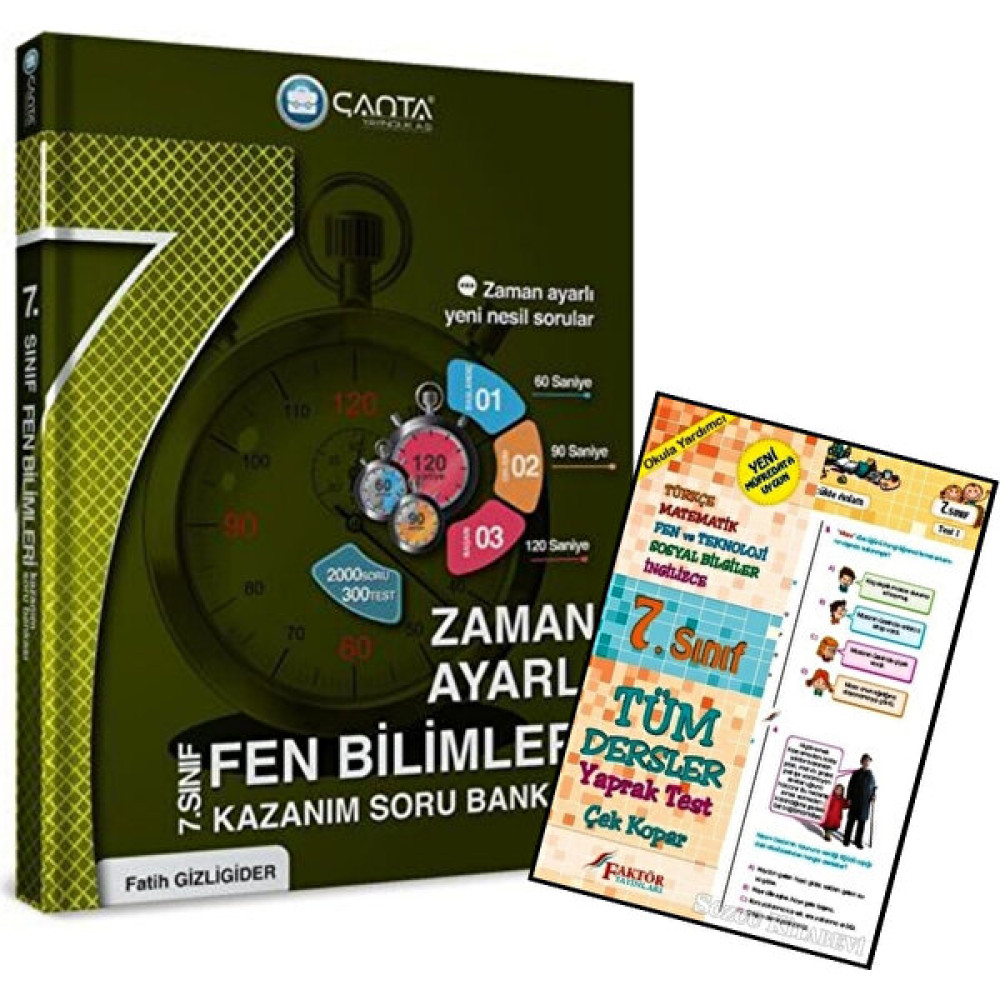 Çanta Yayınları 7. Sınıf Fen Bilimleri Etkinlikli Kazanım Soru Bankası Kaynak Kitapları Fiyatı