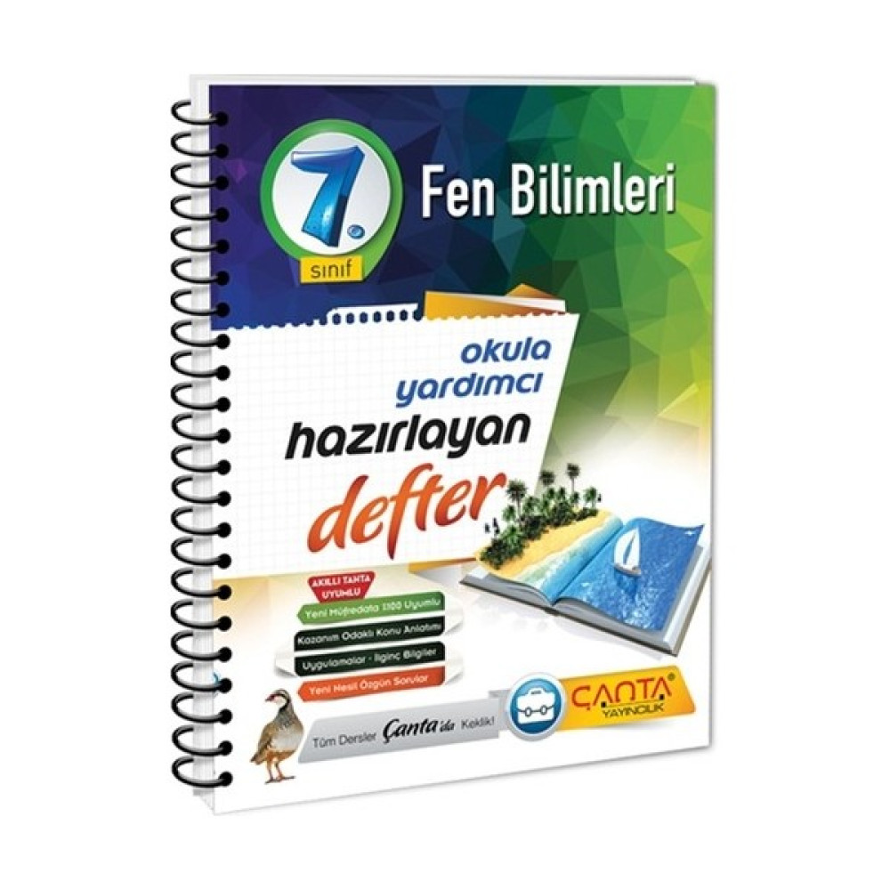 Çanta Yayınları 7. Sınıf – Fen Bilimleri Hazırlayan Defter Fen - Bilişim ve Teknoloji Fiyatı