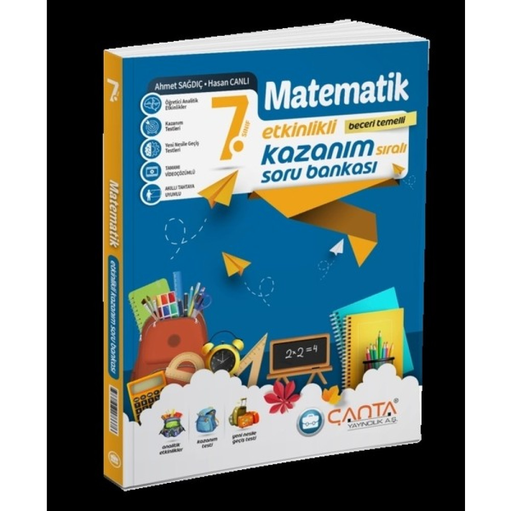 Çanta Yayınları 7. Sınıf Matematik Zaman Ayarlı Kazanım Soru Bankası Matematik Fiyatı