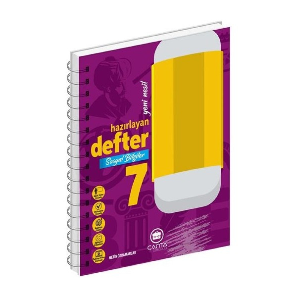 Çanta Yayınları 7.Sınıf Sosyal Bilgiler Okula Yardımcı Hazırlayan Defter Kaynak Kitapları Fiyatı