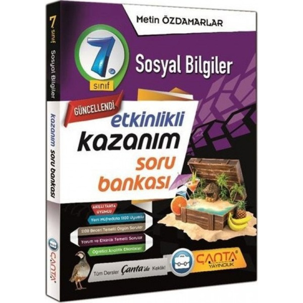 Çanta Yayınları 7.sınıf Sosyal Bilgiler Soru Bankası Sosyal Bilgiler Fiyatı