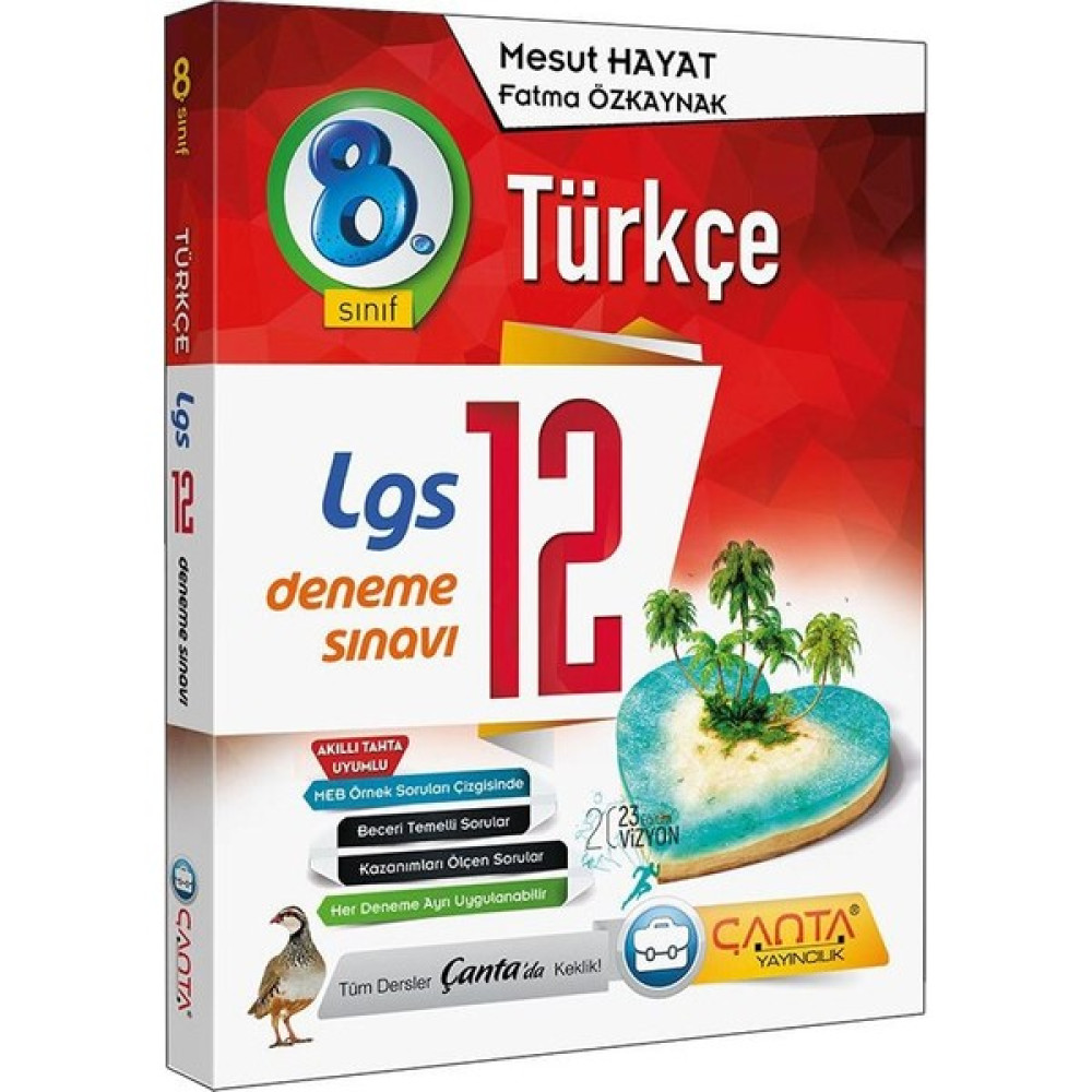 Çanta Yayınları 8. Sınıf LGS Türkçe 12.deneme Türkçe Fiyatı