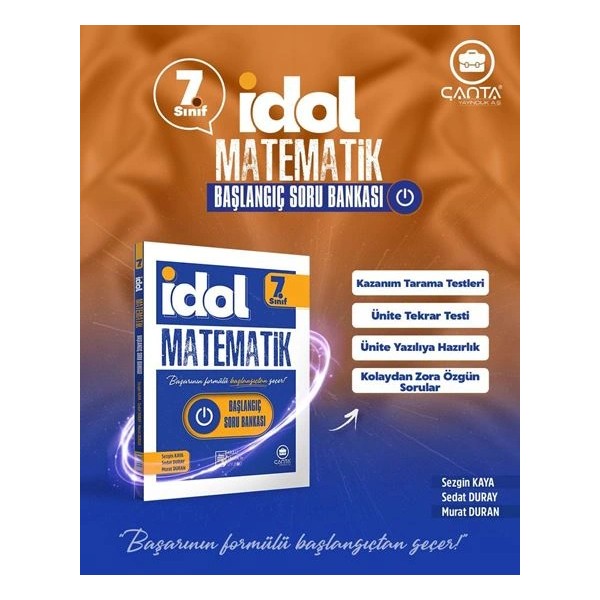 Çanta Yayınları Çanta 2025 7. Sınıf İdol Matematik Başlangıç Soru Bankası Diğer Fiyatı
