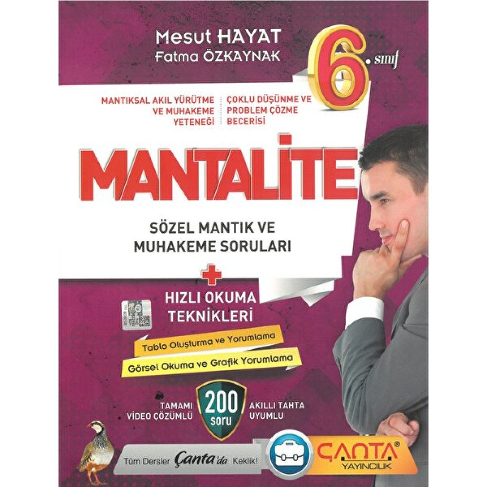 Çanta Yayınları Çanta Yayıncılık 6. Sınıf Mantalite Sözel Mantık ve Muhakeme Kitabı Kaynak Kitapları Fiyatı