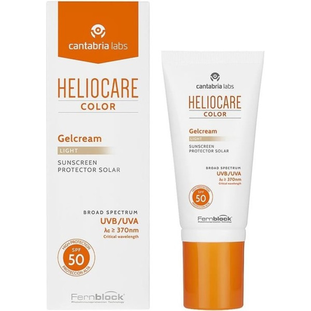 Cantabria Labs Heliocare Color Gelcream Light SPF50 Renkli Güneş Kremi 50 ml Fondötenler Fiyatı