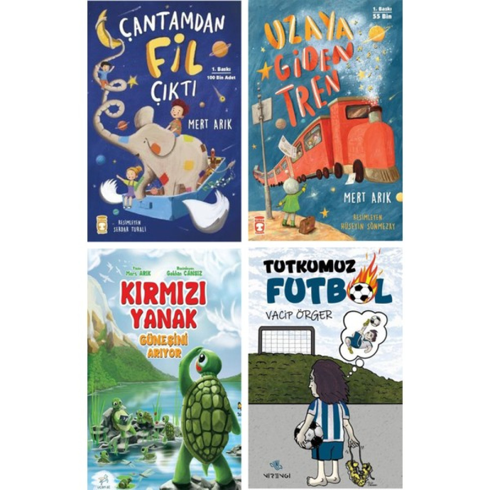 Çantamdan Fil Çıktı - Uzaya Giden Tren - Kırmızı Yanak - Tutkumuz Futbol Çocuk Klasikleri Fiyatı