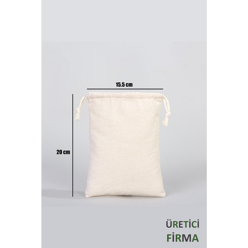 Çantapak 3 Adet Ham Bez Kese/torba/ Organizer 15x20 cm Doğal Renk ile Şık ve Kullanışlı Diğer Fiyatı