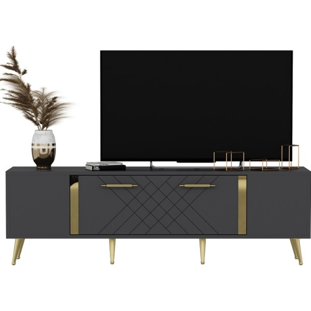 Cantek Lazer Desenli Detas Tv Ünitesi 150 cm Tv Ünitesi / Sehpası Fiyatı