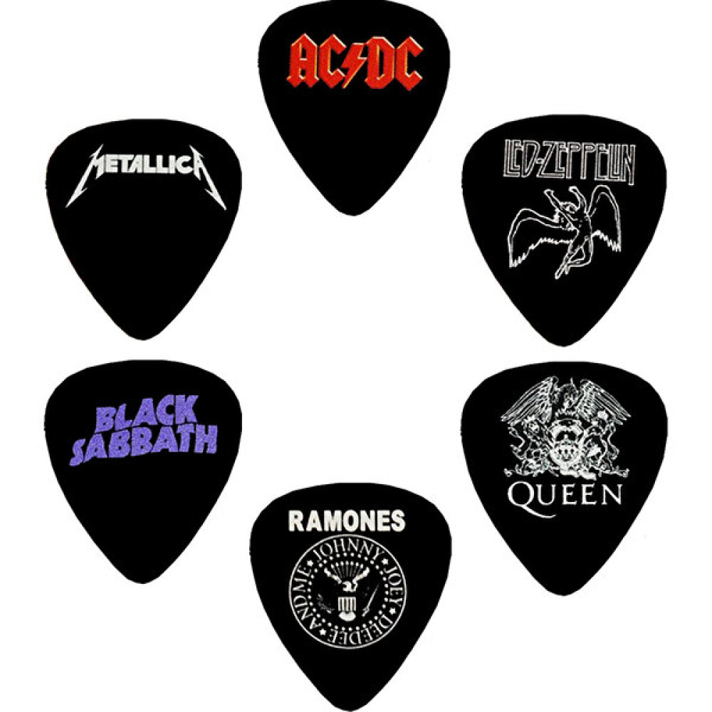 Cantekin Gitar Pena 6 Adet Rock Baskılısı Gitar Penası Elektro Gitarlar Fiyatı