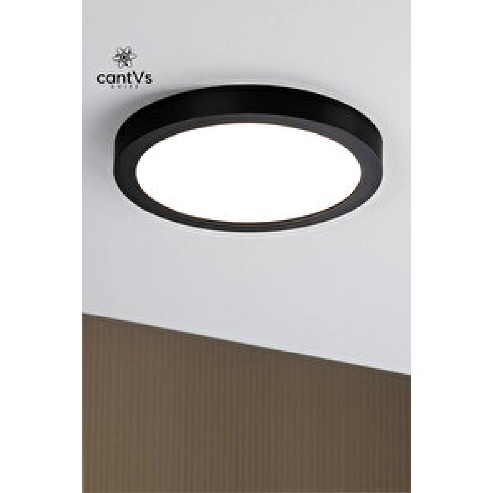 Cantvs 24 W Led Panel - Beyaz Işık Siyah Kasa Yuvarlak Sıva Üstü Spot Fiyatı