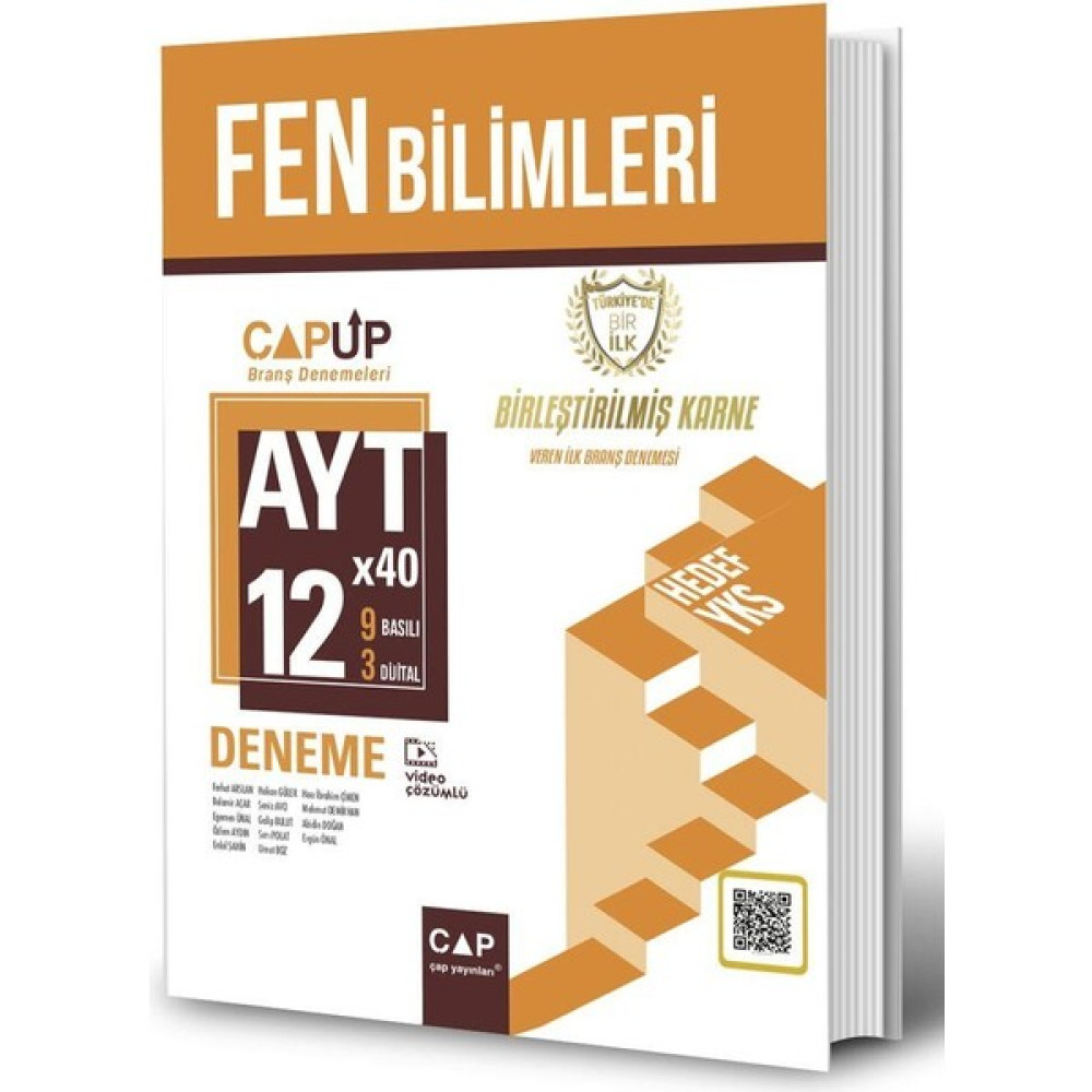Cap Ayt Fen Bilimleri 12 x 40 Up Deneme Çap Yayınları Temel Yeterlilik Testi (TYT) Fiyatı