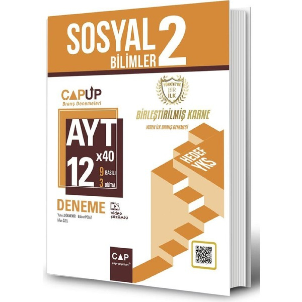 Cap Ayt Sosyal Bilimler 2 12 x 40 Up Deneme Çap Yayınları Temel Yeterlilik Testi (TYT) Fiyatı