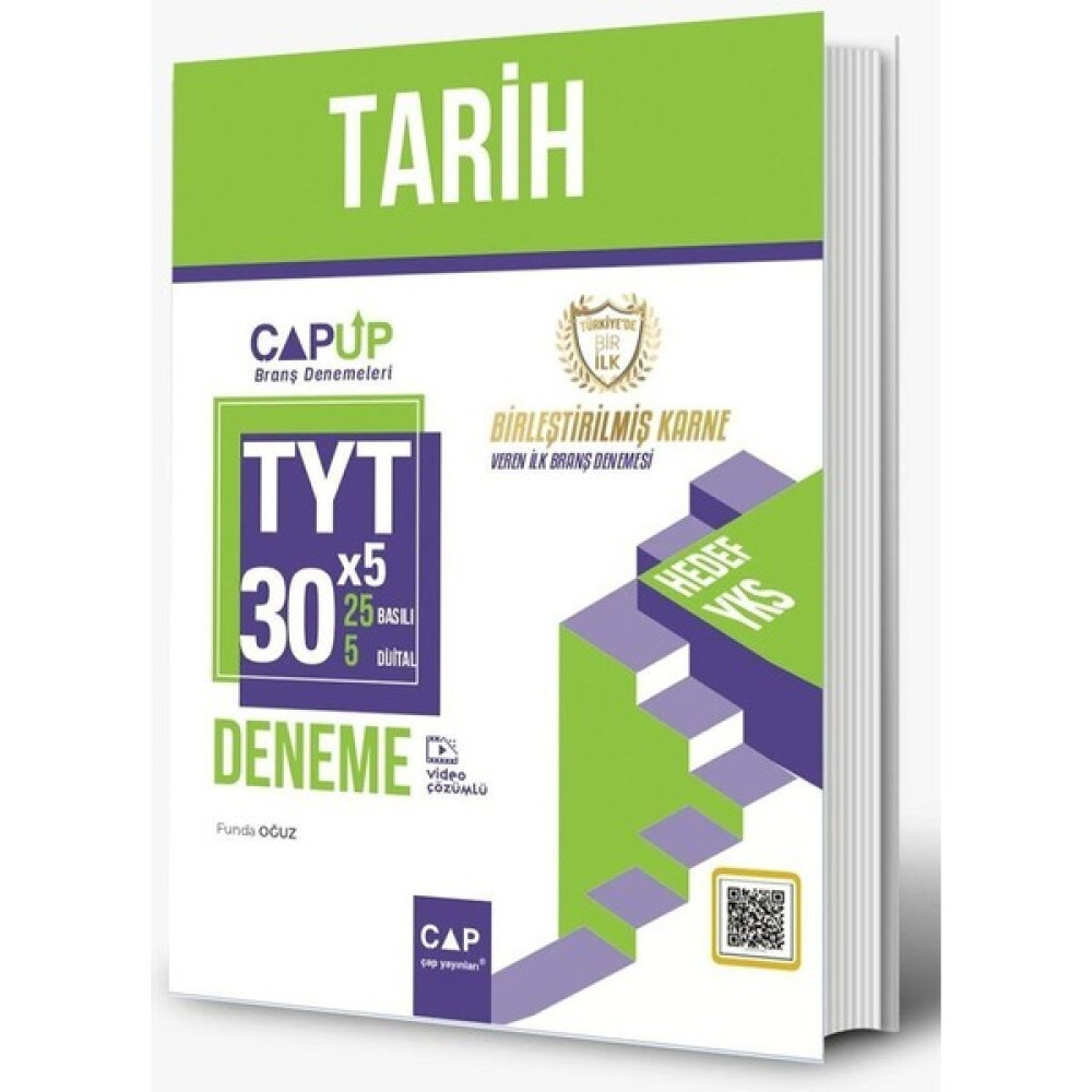 Cap Tyt Tarih 30 x 5 Up Deneme Çap Yayınları Temel Yeterlilik Testi (TYT) Fiyatı