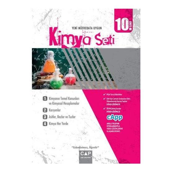 Çap Yayınları 10. Sınıf Anadolu Lisesi Kimya Seti