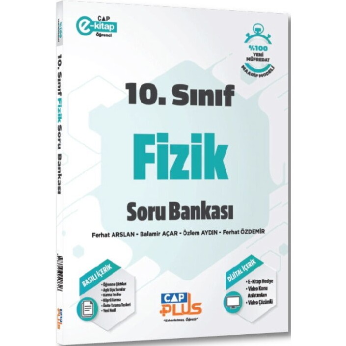 Çap Yayınları 10. Sınıf Fizik Tematik Soru Bankası Tekil Ürün Sınav Bilgisi ile 2025 Basım SSD / Solid State Drive Fiyatı