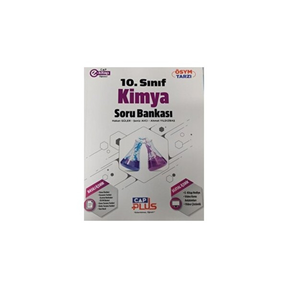 Çap Yayınları 10. Sınıf Kimya Soru Bankası Çap Yayınları YGS ve LYS Kitapları Fiyatı