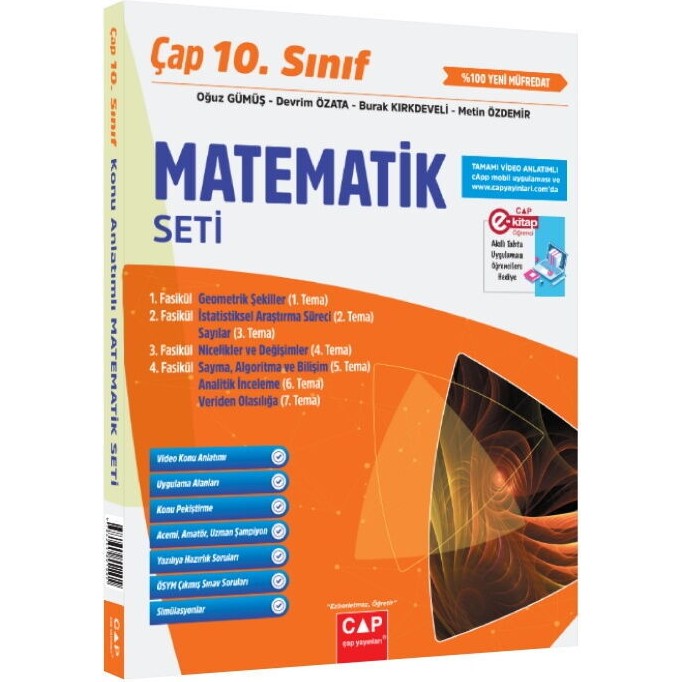 Çap Yayınları 10. Sınıf Matematik Seti Matematik Fiyatı