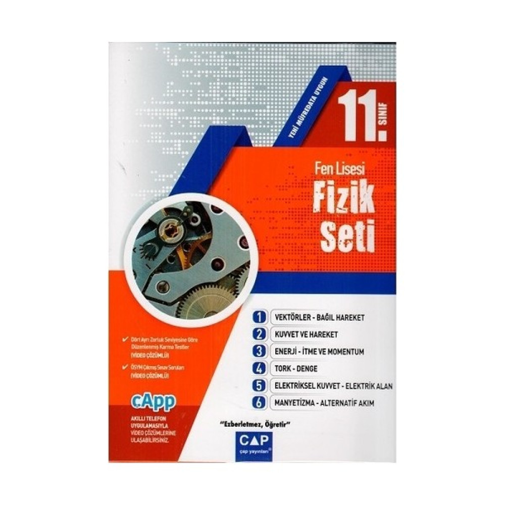 Çap Yayınları 11. Sınıf Fen Lisesi Fizik Seti Fizik Fiyatı