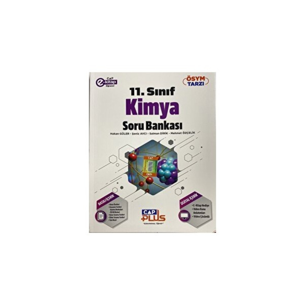 Çap Yayınları 11. Sınıf Kimya Soru Bankası Çap Yayınları YGS ve LYS Kitapları Fiyatı