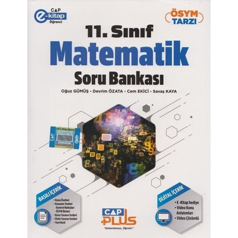 Çap Yayınları 11. Sınıf Matematik Soru Bankası 2023 Kaynak Kitapları Fiyatı