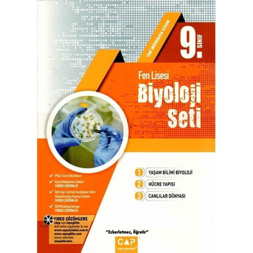 Çap Yayınları 9. Sınıf Fen Lisesi Biyoloji Seti Fen - Bilişim ve Teknoloji Fiyatı