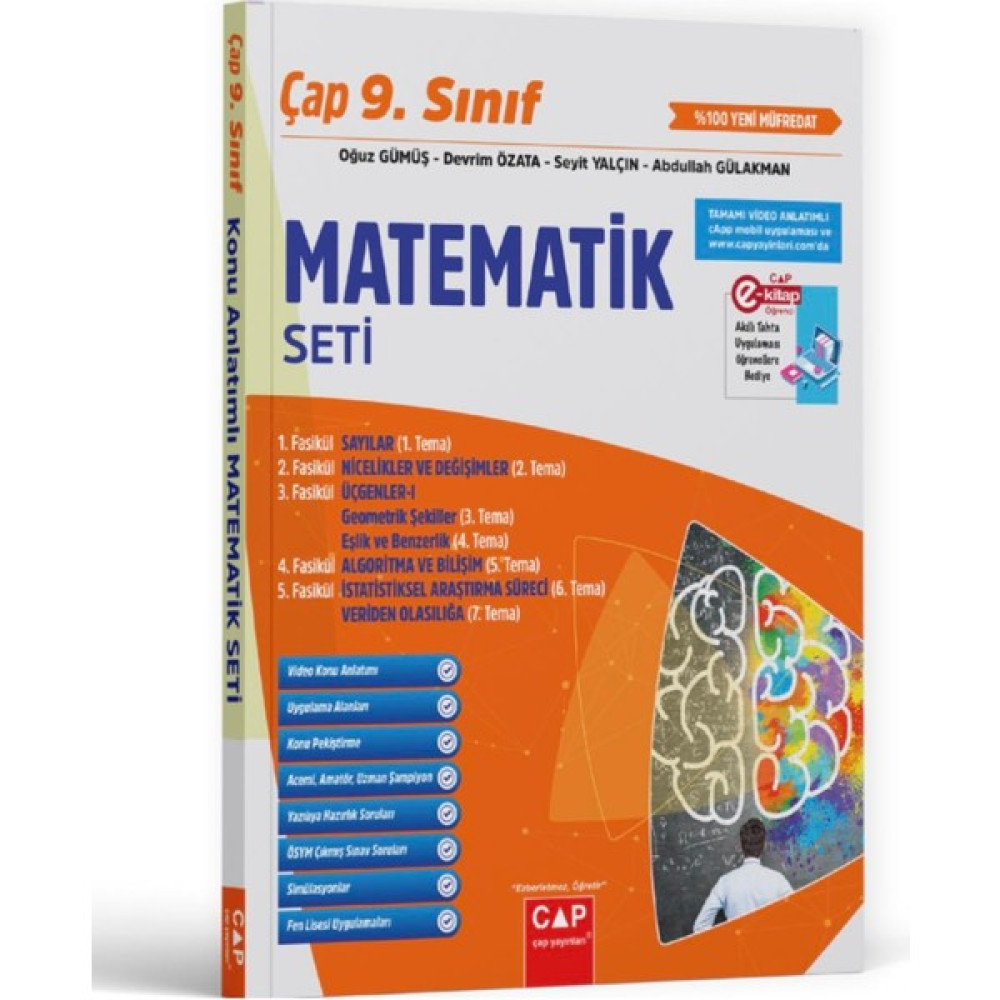 Çap Yayınları 9. Sınıf Matematik Fasikül Seti Matematik Fiyatı