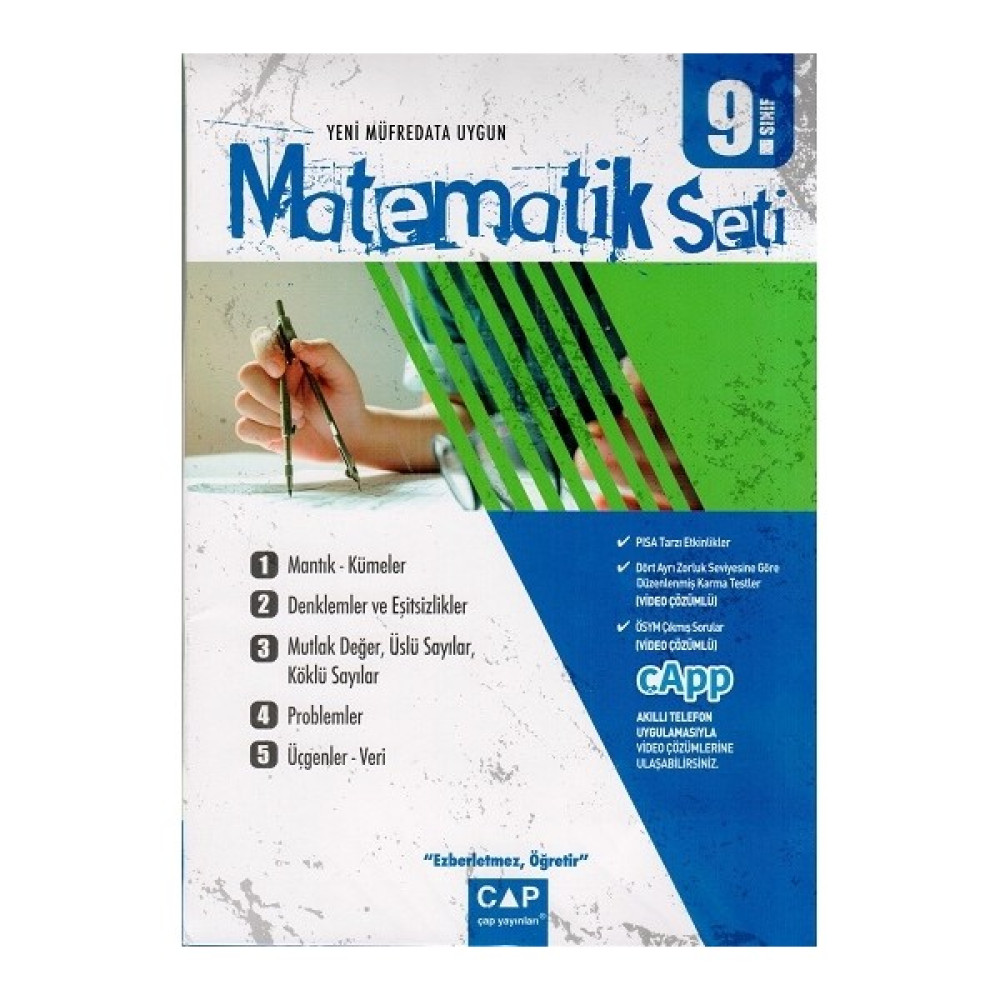 Çap Yayınları 9. Sınıf Matematik Seti Matematik Fiyatı