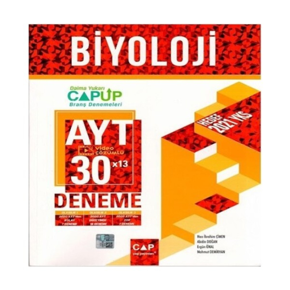 Çap Yayınları AYT Biyoloji 30 x 13 Up Deneme Kaynak Kitapları Fiyatı