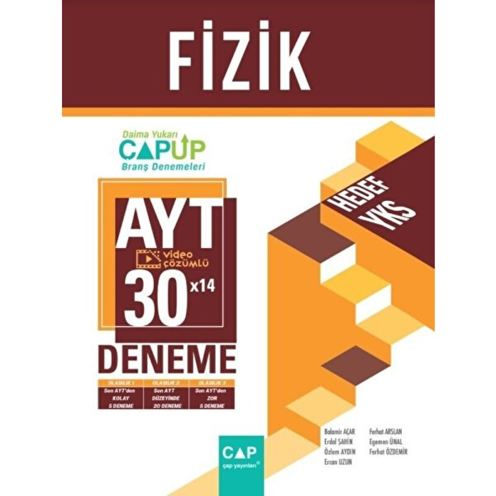 Çap Yayınları AYT Fizik 30 x 14 Up Deneme Fizik Fiyatı