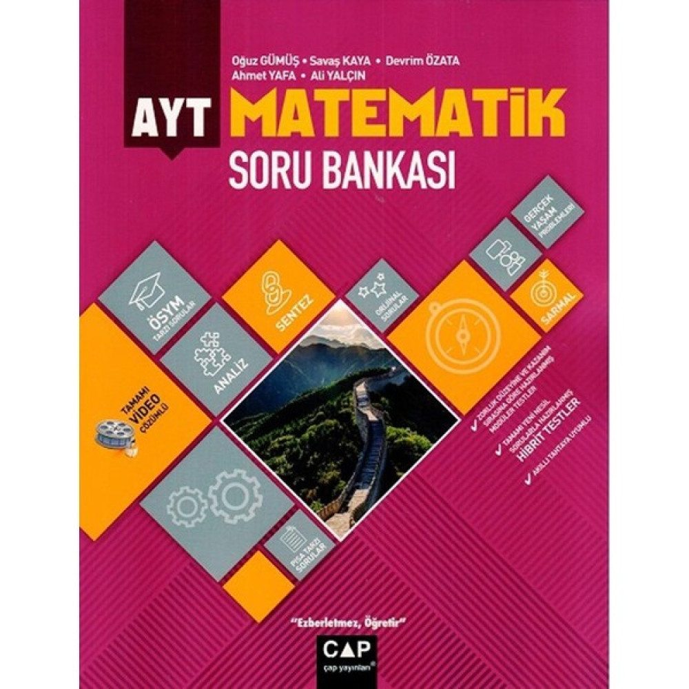 Çap Yayınları AYT Matematik Soru Bankası - Oğuz Gümüş Matematik Fiyatı