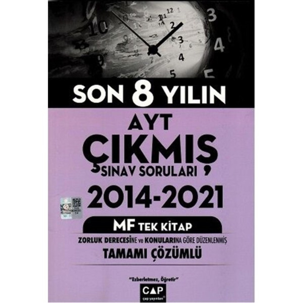 Çap Yayınları AYT MF Tek Kitap Son 9 Yılın Çıkmış Soruları Matematik Fiyatı