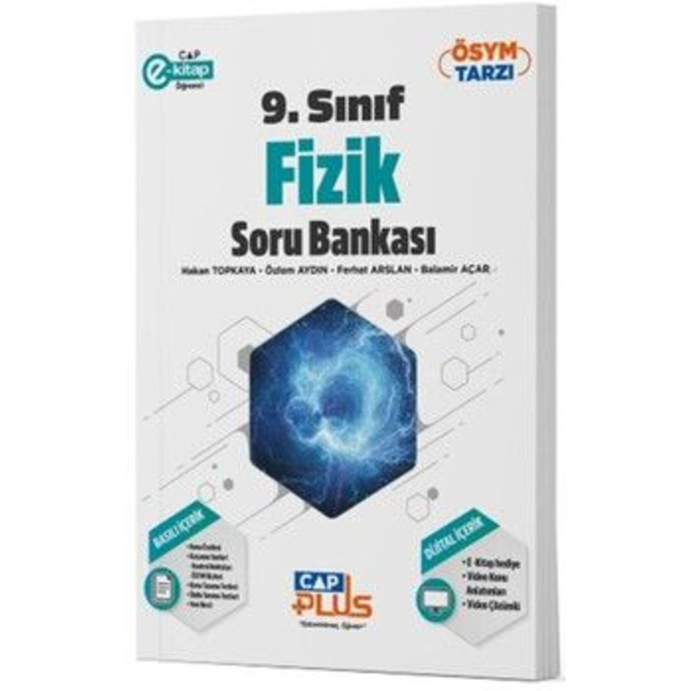 Çap Yayınları Çap 9. Sınıf Anadolu Lisesi Fizik Plus Soru Bankası Yardımcı Kitaplar Fiyatı