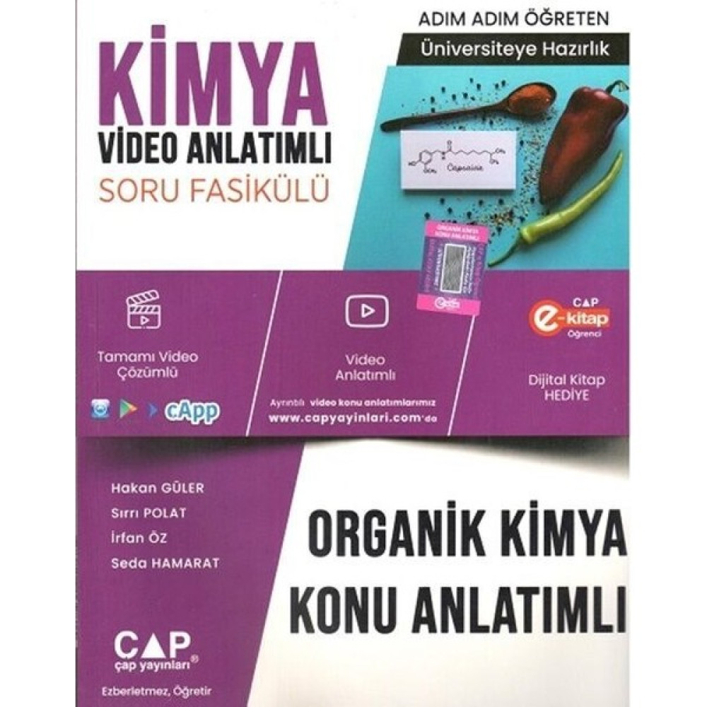 Çap Yayınları Çap Organik Kimya Konu Anlatımlı 2023 Kaynak Kitapları Fiyatı