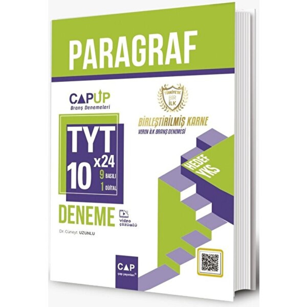Çap Yayınları Çap Yayınları TYT Paragraf 10 x 24 Up Deneme Sosyal Bilgiler Fiyatı