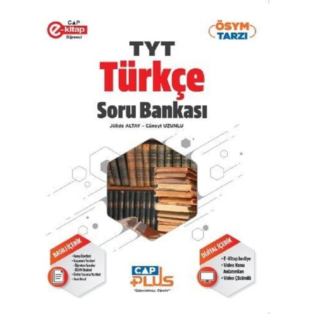 Çap Yayınları Çap Yayınları TYT Türkçe Plus Soru Bankası Temel Yeterlilik Testi (TYT) Fiyatı