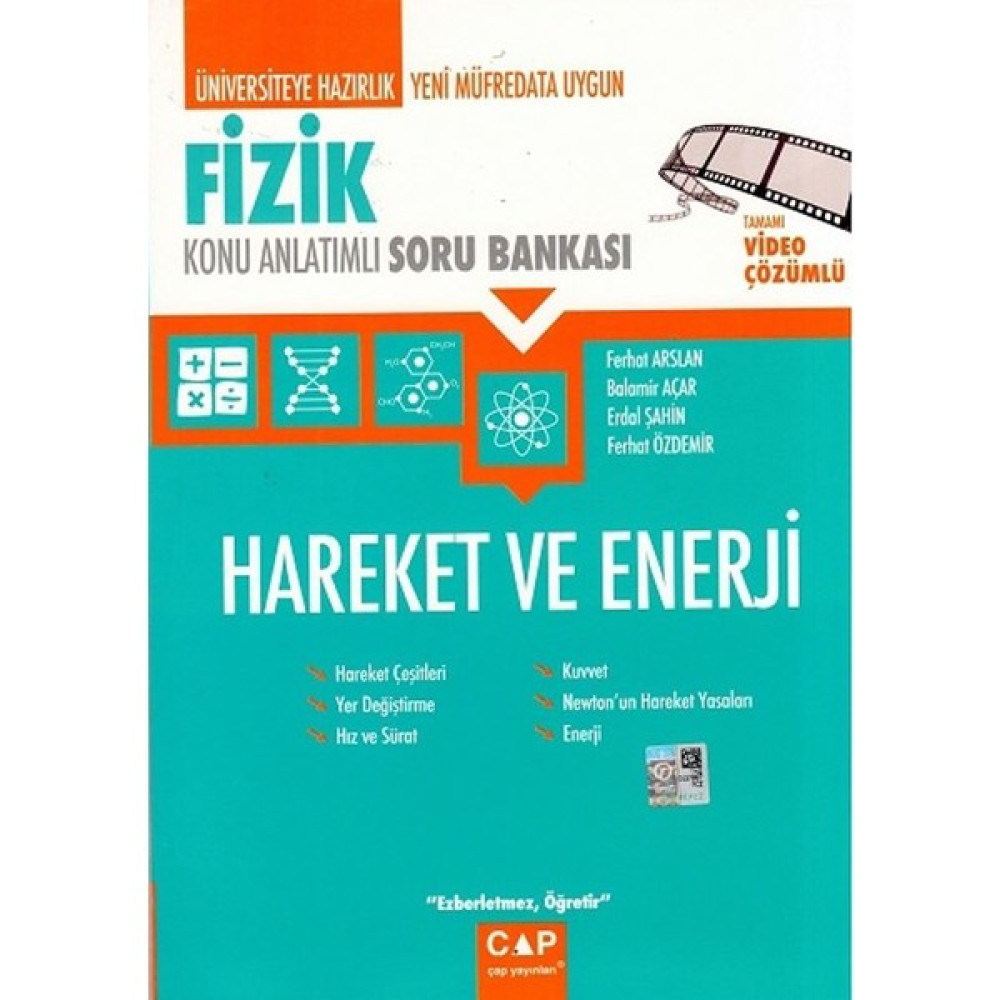 Çap Yayınları Fizik Hareket ve Enerji Konu Anlatımlı Soru Bankası - Balamir Açar Fizik Fiyatı