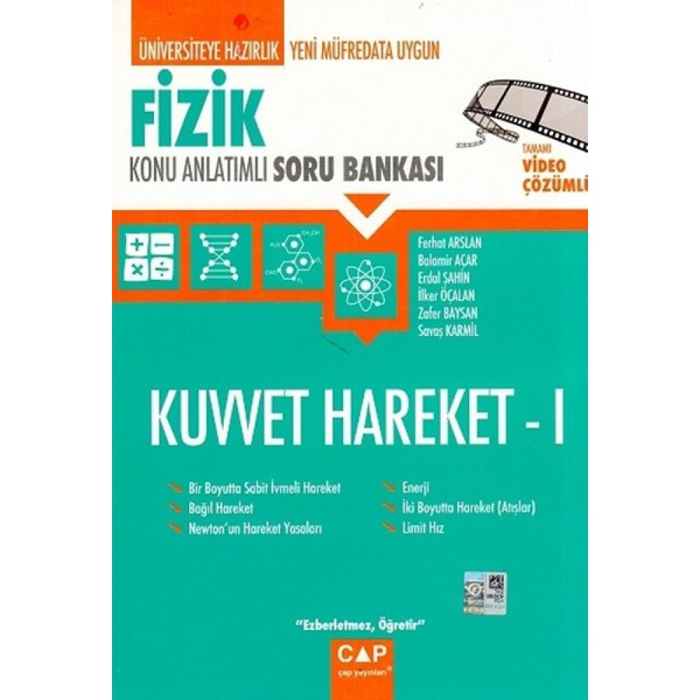 Çap Yayınları Fizik Kuvvet Hareket 1 Konu Anlatımlı Soru Bankası - Balamir Açar Fizik Fiyatı