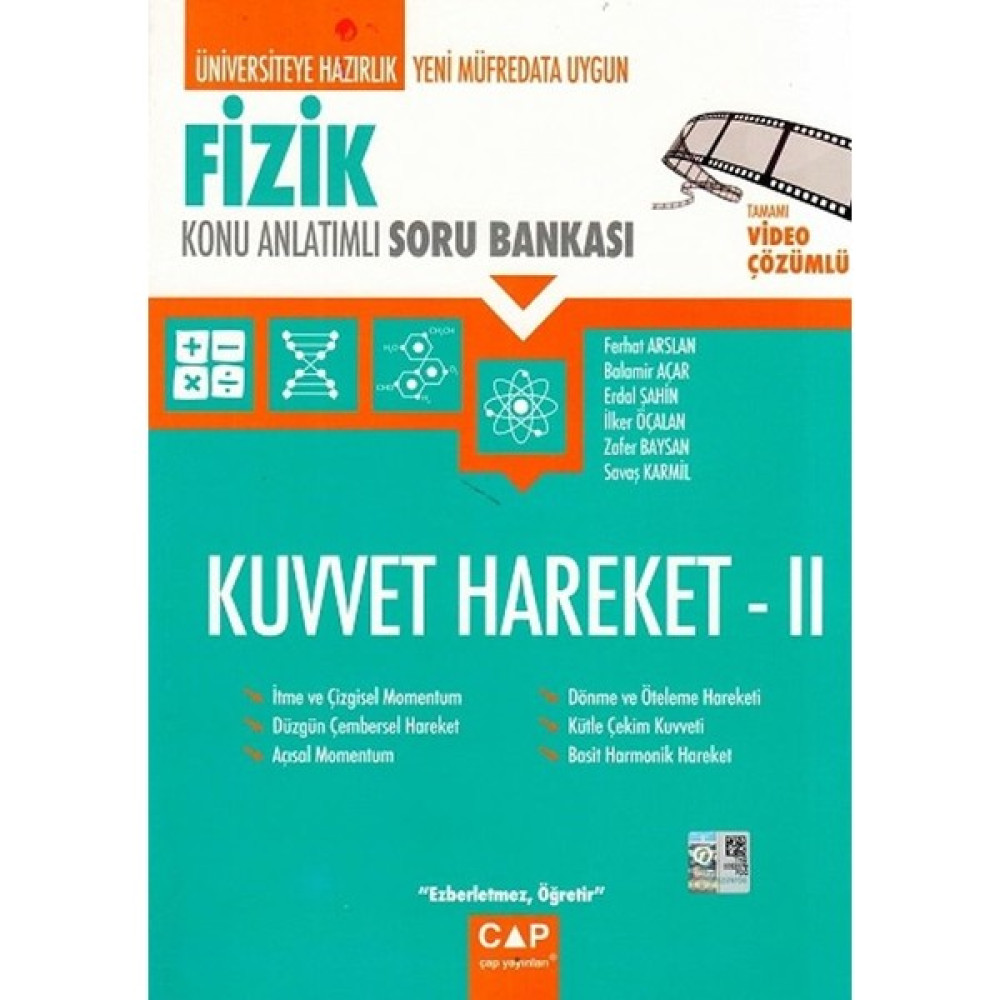 Çap Yayınları Fizik Kuvvet Hareket 2 Konu Anlatımlı Soru Bankası - Balamir Açar Fizik Fiyatı