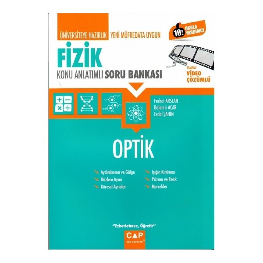Çap Yayınları Fizik Optik Konu Anlatımlı Soru Bankası Fizik Fiyatı