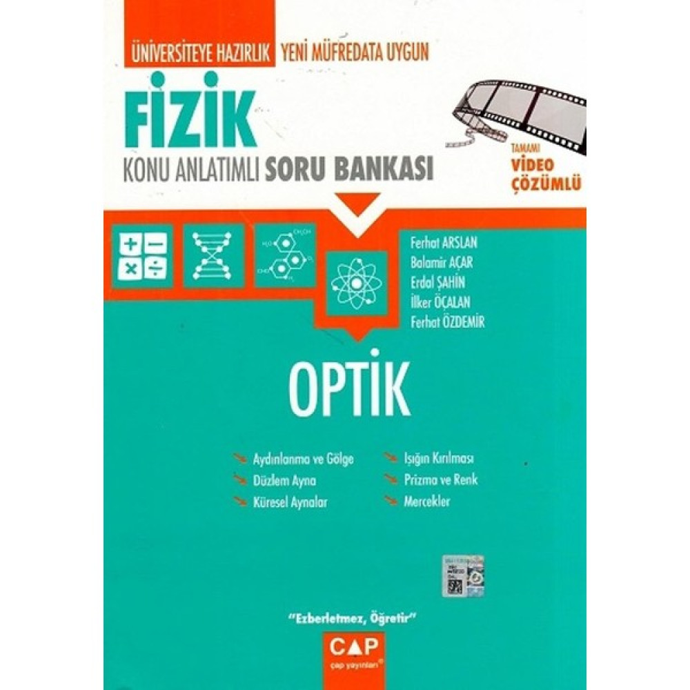Çap Yayınları Fizik Optik Konu Anlatımlı Soru Bankası - Balamir Açar Fizik Fiyatı