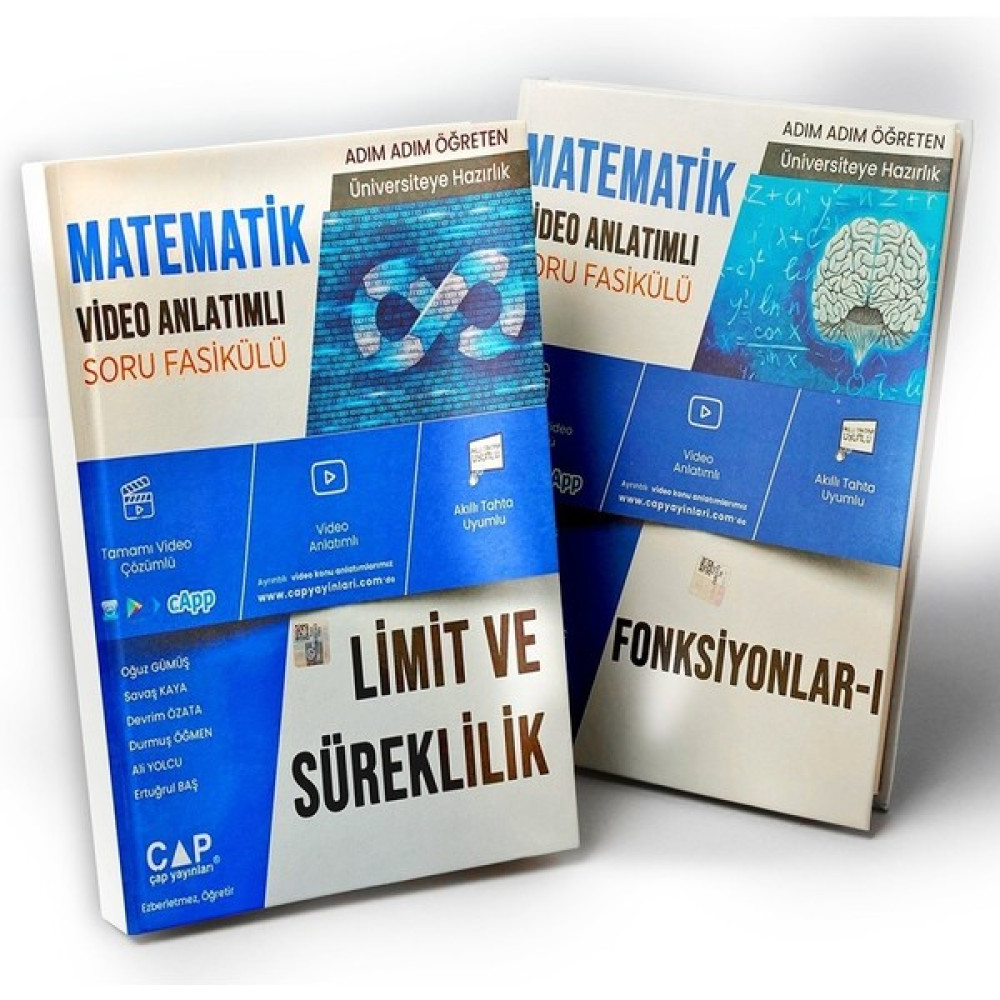 Çap Yayınları Limit ve Süreklilik - Fonksiyonlar 1 Fasikülleri Kaynak Kitapları Fiyatı