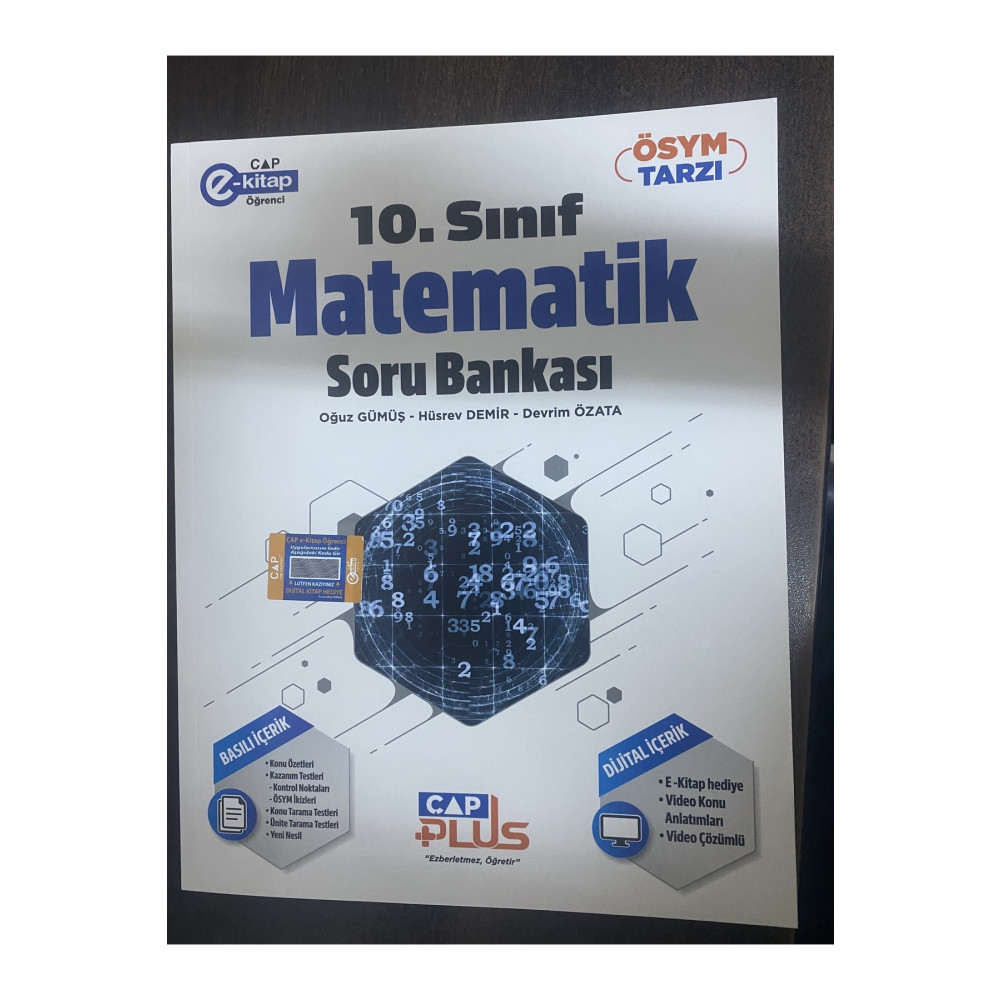 Çap Yayınları Plus 10. Sınıf Matematik Soru Bankası 2023 Yardımcı Kitaplar Fiyatı